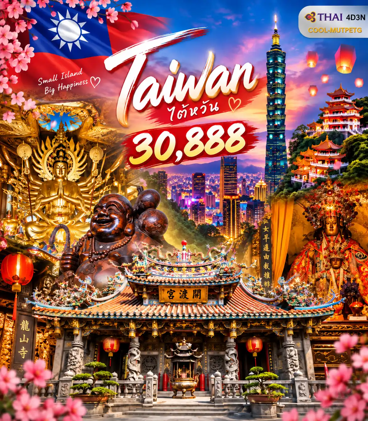 Exclusive มูไต้หวัน 4D3N